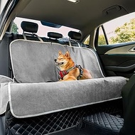 FUNNY FUZZY Dog Car Seat Cover for Back Seat, Waterproof, Scratchproof Car Seat Protector for Dogs N