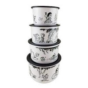 Tupperware LAT One Touch Print Series set (4pcs or loose)