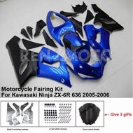 Motorcycle Fairing Set Body Kit Plastic For Kawasaki Ninja ZX6R 636 2005-2006 Accessories ABS Injec