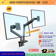 NB G35 22 - 33 Inch Dual Monitor Mount - Arm Supports 2 Monitors - [Genuine Product]