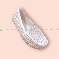 [ SHOP XỊN ] Giày búp bê nữ nhựa dẻo lỗ lưới mẫu trơn phù hợp mọi trang phục