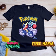 BAJU KAOS POKEMON GRENINJA KAOS ANAK