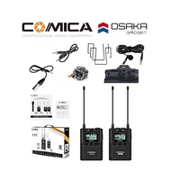 Comica CVM-WM200(C) 96-Channel UHF Wireless Dual Lavalier Microphone For camera