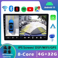 【Android 13】4G+32G 8Core Android Player 7/9/10inch with 360 Panoramic Navigation Apple CarPlay Andro