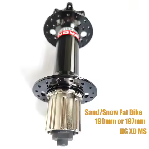 Novatec D202SB Fat Bike Hub QRx190 12x197 Disc Brake Sand Snow Bicycle HG XD XDR MS Freehub 32holes