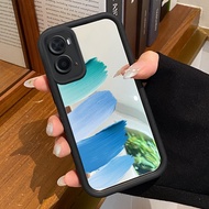 HP Casing OPPO A36 OPPO A76 OPPO A96 Case Casing Colored Pigment Pattern HP Casing Silicone Softcase