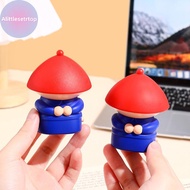 Alittlesetrtop Creative Eunuch Voice-controlled Sound Effect Toy Keychain Eunuch Voice Doll Dpressio