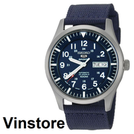 [Vinstore] Seiko 5 Sports SNZG11J1 Japan Made Automatic Blue Nylon Strap Blue Dial Men Watch SNZG11J SNZG11