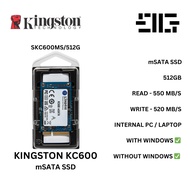 [GGC] Kingston 512GB KC600 mSATA SSD - SKC600MS/512G