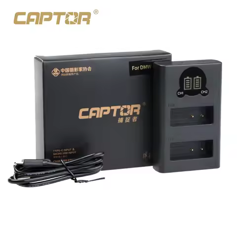 FB DMW-BLE9E BLE9 BLG10 LED Dual USB Battery Charger for Panasonic Lumix DMC GF3 GF5 GF6 GX7 GX80 LX