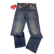 Men's Standard Regular Red Biil Straight Fit Denim Original Jeans