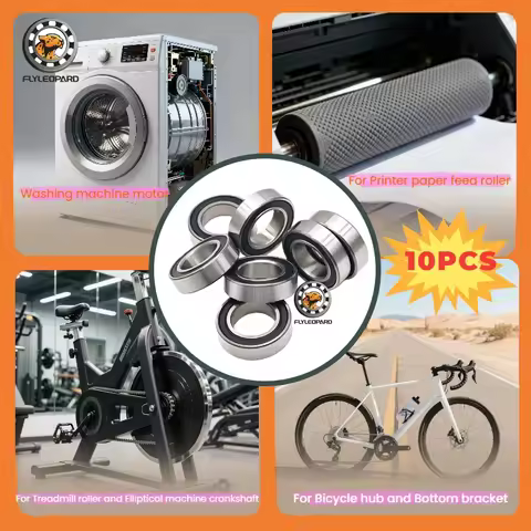 10pcs/lot Chrome Steel ABEC-7 Double Sealed Special Bearing 12x26x8 15x26x7 16x27x7 16x28x7 17x28x7 