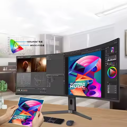 Wholesale 24 27 32 34 Inch LCD Monitor 144hz 165hz 240hz PC Display 4K 2K Skyblue Any Price Range Cu