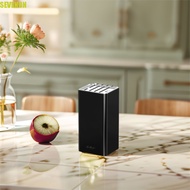 SEVENON Inserted Knives Holder, with Anti-slip Mat Detachable Knives Stand, Multifunctional Square P