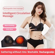 Electric Breast Massage Bra Infrared Heating Chest Enlargement Stimulator Enhancer Massager The Circulation Relieve Breasts