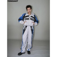⭐Stylishman World⭐YONGIANT Blue and Light Gray Zipper Competition Player Jacket 3.0 2025SS YG132-2
