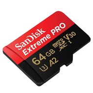Memory Card | Micro SD 64GB SanDisk Extreme Pro up to 200Mbps U3 A2 V30 - Official Lifetime Guarante