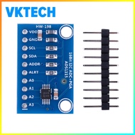 [Vktech] ADS1115 4 Channel Analog-to-Digital ADC Converter with Programmable Gain Amplifier I2C High