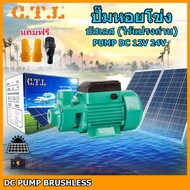 C.T.L. ปั๊มหอยโข่ง บัสเลส(ไร้แปรงถ่าน)รุ่น QB-60 350W DC 12v-24v  Solar Water Pump ใช้ร่วมกับแบตเตอรี่หรือแผงโซล่าเซลล์