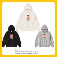 ADLV 3D Stand AC Bear Napping Hoodie - Black - Local Stock