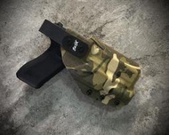 BWSK 豆工廠 客製 GLOCK 防搶槍套 G17 19 19x 34 45 槍燈槍套 LV2