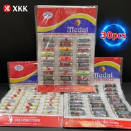 SEWING THREAD(30PCS)MEDAL SINULID MULTICOLORS/ WHITE/ BLACK 100%SPUN POLYESTER THREAD