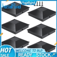(3.5''X3.5'')Wood Fence Post Caps 6pcs Deck Post Caps for Post Caps Cover