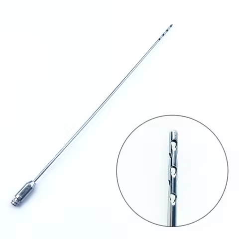 Porous planer needle liposuction cannula Stainless steel fat transfer tools Fat removal