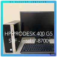 HP Prodesk 400 G5 SFF | intel i7-8700 | 8GB RAM | 1TB HDD | used