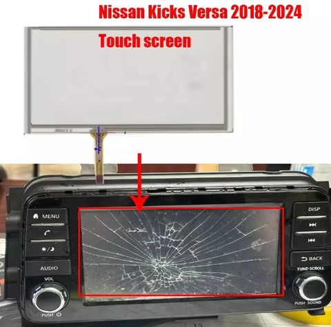 Replacement Radio Navigation Display 2018-2014 7" Nissan Kicks Versa Touch Screen Panasonic version 