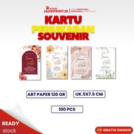 [CONTENTS 100PCS] SOUVENIR OFFERING CARDS READY TO SHIP UK. 5X7.5CM CONTENTS 100PCS