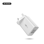WK Design Charger 2A Normal Charge Kepala Charger UK Plug