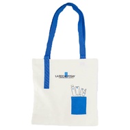 La Roche Tote Bag White and Blue