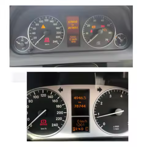 Portable Car Instrument Cluster LCD Display Component For Mercedes Benz A B Class W169 W245 2004-201