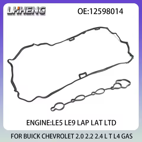 Engine Valve Cover Gasket For BUICK LA CROSSE CHEVROLET 2.0L 2.2L 2.4L 2.0 2.2 2.4 L T L4 GAS 04-12 