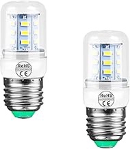 2 Pack LED D34L Refrigerator Light Bulb Replacement 3.5W Compatible With Freezer (110V-240V White Li