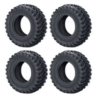 4PCS Rubber Tyres Wheels Tires 15x38mm for Kyosho 1/18 Jimny Upgrade Parts