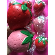 Squishy Strawberry / Squishy Keychain