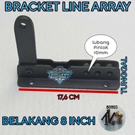 Hanging 8" Bracket BOX LINE ARRAY 8 inch (Back) Diral Material
