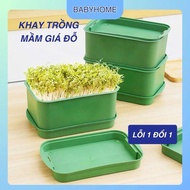 Bean Sprout Growing Tray - Double-layer Hydroponic Bean Sprout Sowing Tray, Sprout Sowing Tool, Bean