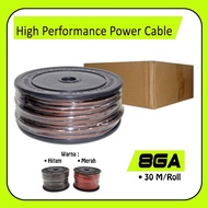 S-NET Cable 8 AWG Car Audio Power Cable - 8 AWG 30 METER Power Wire Cable