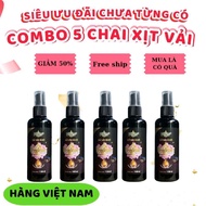 Combo of 5 Bottles of Dry Fabric Spray 100ml Hygene Vietnam Manufactured