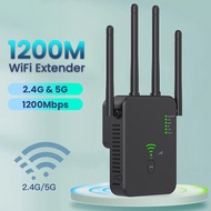 5G WiFi Repeater Wifi Amplifier Signal Wifi Extender Network Wi fi Booster 1200Mbps 5 Ghz Long Range Wireless Wi fi Repeater