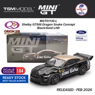 Mini GT 1130 Shelby GT500 Dragon Snake Concept Black/Gold LHD MGT01130-L KING Cobra Sealed Box