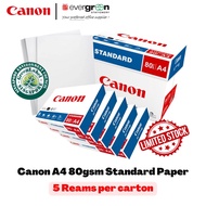 LIMITED STOCK!! (FSC) Canon A4 80gsm Standard Paper [5 Reams per Carton]