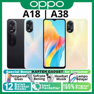 HP OPPO A18 | A38 4/128GB - 6/128GB RAM UPTO 12GB 100% BARU ORIGINAL GARANSI RESMI