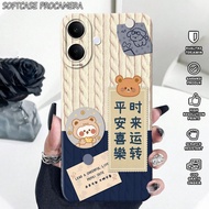 [ TS24 ] Case hp for VIVO V60 LITE IQOO Z10R 4G 5G Fashion Casing Softcase Latest 2025 - Macaron Pro