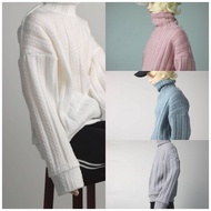 1/31/41/6BJD Doll Clothes SD Baby Clothes Twist Turtleneck Sweater 60cm Doll Clothes