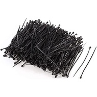 XYWHPGV Household Plastic Power Cable Wire Self-Locking Zip Tie Strap Hardware Clips, 700 Pieces, Bl