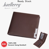 BAELLERRY D3287 Men's RFID Protect Folding Wallet Made of Premium PU Leather BAEOS【0120】